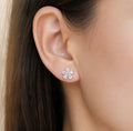 Boucles d’Oreilles Fleur en Argent 925 & Zirconiums Étincelants – Esmée